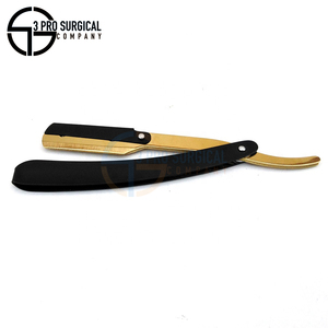 Navajas de Barbero Profesionales 3Pro de Calidad Premium, Diseño Ligero de Acero Inoxidable para un Fácil Control - Product Image 4