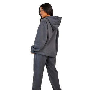 Trajes Deportivos de Invierno para Mujer, Diseño de Primera Calidad, Secado Rápido, Algodón, Ropa para Correr con Logotipo Personalizado y Capucha con Pedrería - Product Image 2