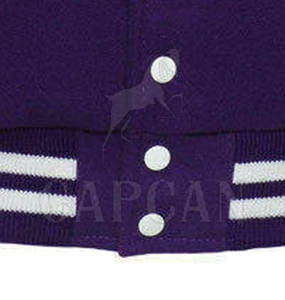 Veste Letterman à manches en cuir véritable en laine avec taille personnalisée Vestes Letterman pour hommes utilisés uniquement - Product Image 6