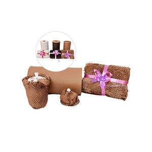 Hot Sale Fully Recyclable Eco-Friendly Biodegradable Kraft Perforated Protective Film Cushioning <b>Wood</b> <b>Wrap</b> Honeycomb Protection - Product Image 4