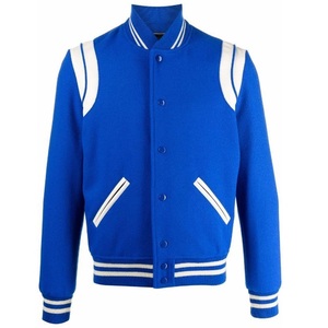 Chaqueta de béisbol de cuero para hombre Vintage de invierno y otoño de alta calidad, fabricante personalizado para College Varsity Letterman Front Logo - Product Image 6