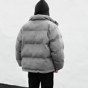 Chaqueta Acolchada con Cuello Alto y Logotipo Personalizado, Chaqueta de Invierno de Moda Urbana para Hombre y Mujer, Prenda Exterior Abrigada, Pedidos OEM - Product Image 3