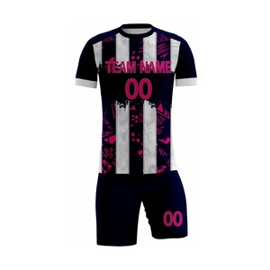 Conjuntos de uniformes de fútbol hechos a medida de la mejor calidad, camisetas y pantalones cortos de uniforme de fútbol, conjunto de traje de fútbol OEM - Product Image 2