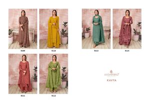 นำเสนอคอลเลกชันชุดสูท Salwar ใหม่ที่มีสีสวยผ้า Gorgette หนักงานปักที่สวยงามสีใหม่ Kurti - Product Image 6