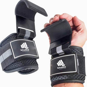 Ganchos de Neopreno Antideslizantes con Logotipo Personalizado para Levantamiento de Pesas, Entrenamiento Deportivo, Gimnasio - Product Image 2