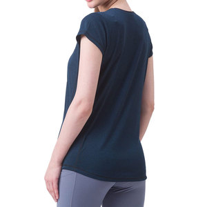 2023 dernière conception personnalisée femmes coton T-Shirt à la mode dames vêtements extérieurs plaine teint avec marque qualité ODM - Product Image 2