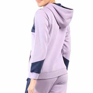 ชุดวอร์มสวมหัวแบบบล็อกสีสำหรับผู้หญิงชุดวอร์มสตรีทแวร์ฤดูหนาวแบบมีที่ปิดด้วยเชือก - Product Image 6