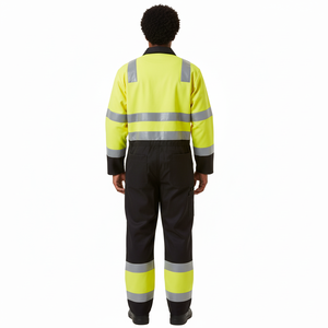 Overoles de Trabajo de Algodón para Hombre con Logotipo Personalizado, Uniforme de Mecánico, Ropa de Trabajo Reflectante, Retardante de Llama, Trajes de Protección FRC FR - Product Image 4