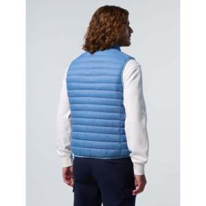 Gilet Casual da Uomo Skye Collezione North Sails AC38 Blu Invernale Stampato Antivento Leggero Taglie Forti in Poliestere Lavorato a Maglia 3D - Product Image 3