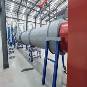 Secador de tambor rotativo de aserrín de madera de Biomasa con motor y motor 7.5kW Potencia 4500kg Capacidad - Product Image 3