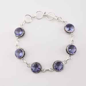 Pulsera de Plata de Ley 925 con Circonita, de Lujo y Alta Calidad para Mujer, Regalo de Piedra Natal de Septiembre - Product Image 4