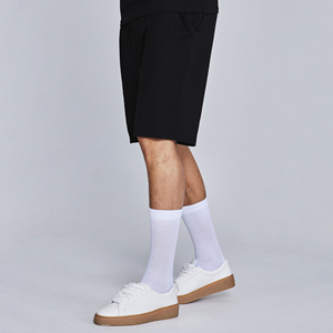 Conjunto de Camiseta Negra de Cuello Redondo y Pantalones Cortos Cargo para Hombre, Marca Index Apparel, Tejido de Algodón Transpirable, Estilo Casual de Verano, 2 Piezas - Product Image 5