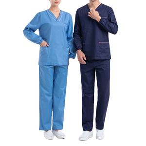 Vente en gros de costumes personnalisés Uniformes hospitaliers respirants Ensemble de gommage Uniforme de gommage unisexe Gommage médical 2026 HI - Product Image 4