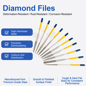 Juego de limas de aguja para joyería, limas manuales para trabajar, precio mayorista económico, para fabricación y pulido de joyas, para venta en línea - Product Image 6
