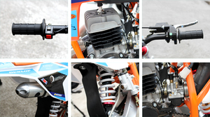 <span class=keywords><strong>50cc</strong></span> dos Tiempos <span class=keywords><strong>Mini</strong></span> <span class=keywords><strong>Moto</strong></span> Off-Road Motor refrigerado por aire Delantero 14 "trasero 12" Niños Dirt Bike Motocross <span class=keywords><strong>50cc</strong></span> para la venta - Product Image 4