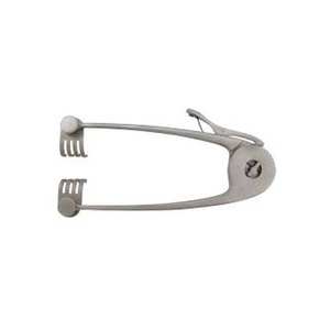 Retractor de Tiroides de Acero Inoxidable Joll, Manual, de Alta Calidad, Autoestático, con 2 Pinzas, Mango Estriado, Instrumento Quirúrgico - Product Image 1