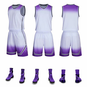 Maillot américain pour hommes et femmes, uniforme d'entraînement de basket-ball à la mode - Product Image 5