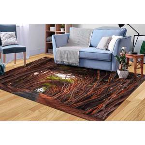 Tapis Tunnel Cypress Tree : Décoration d'intérieur lavable en machine, tapis doux non tissé - Product Image 2