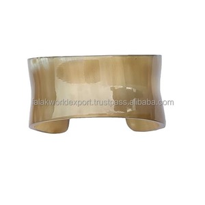 Pulseras y brazaletes de cuerno de búfalo con diseño de paz clásico islámico, regalo, artesanía, moda, venta al por mayor por FWE - Product Image 4