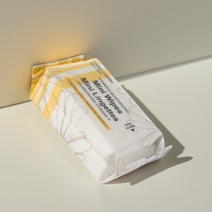 Mini toallitas húmedas con vitamina E, aroma a manzanilla, 8 unidades, para el cuidado de la piel del rostro y las manos. - Product Image 2