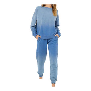 Conjunto de chándal de invierno para mujer de tendencia personalizada, chándal, sudaderas, pantalones de chándal y chándal con logotipo personalizado para mujer OEM, conjunto de alta calidad - Product Image 2