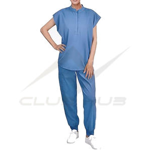 Venta al por mayor de uniformes para mujer, Cool Stretch Jogging Scrub Conjunto de uniforme de enfermera, Diseño de uniformes de poliéster transpirable - Product Image 3