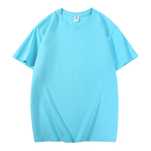 T-shirt décontracté pour homme J1, coupe ample, manches courtes, couleur unie, respirant, jersey doux, impression numérique vierge, 100% coton - Product Image 3