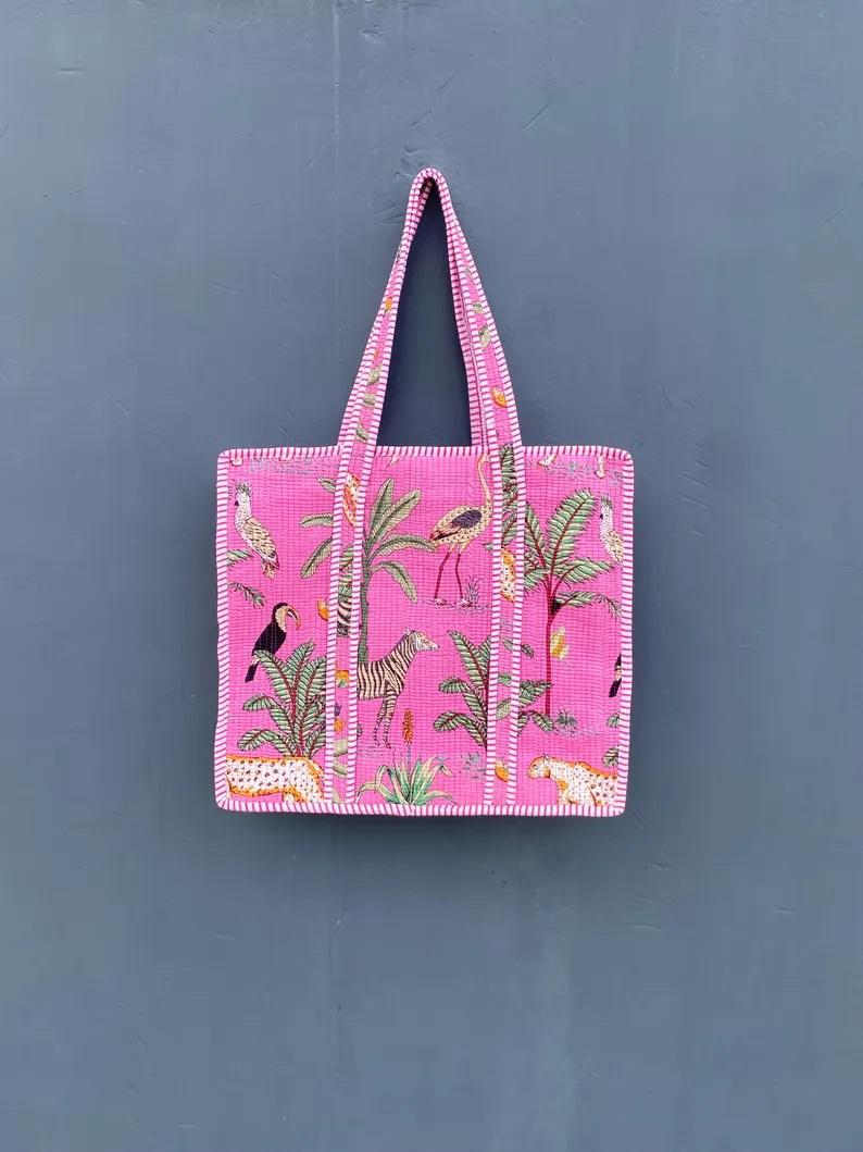 Pink jungle print