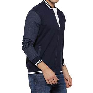 Veste universitaire en cuir imperméable à broderie chenille de haute qualité, style vintage, coupe courte, taille plus, fermeture éclair, automne - Product Image 1