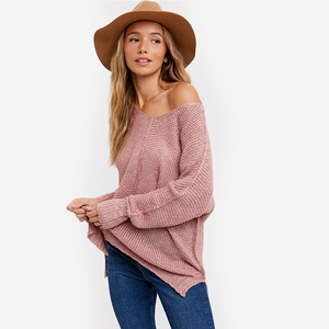 Maglioncino Casual in <span class=keywords><strong>pizzo</strong></span> <span class=keywords><strong>maglia</strong></span> con scollo a spalla maglioncino donna maglione Pullover da donna in <span class=keywords><strong>pizzo</strong></span> <span class=keywords><strong>bianco</strong></span> con scollo a v lavorato a <span class=keywords><strong>maglia</strong></span> - Product Image 1