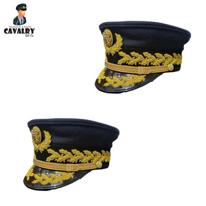 Prix de gros Meilleur fournisseur Fabriqué à la main Faites vos propres casquettes d'officier pour hommes de qualité unique par CAVALRY SKT COMPANY - Product Image 4