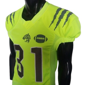 Sublimación personalizada de alta calidad, uniformes de fútbol americano juvenil con mangas cortas, nuevo diseño a un precio - Product Image 1