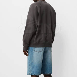 Sudadera de algodón 100% de alta calidad para hombre, logotipo transpirable y personalizable para la venta en línea de otoño e invierno - Product Image 2