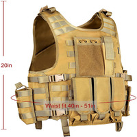 Gilet de sécurité unisexe personnalisé en polyester Golden Weather avec détection d'aiguilles et multiples poches pour agents de sécurité