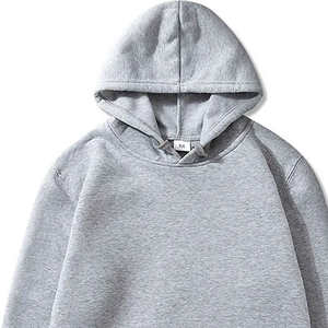 Sudadera y Sudadera con capucha holgada de lana americana gruesa de moda para hombre, estampado de color sólido de alta calidad para invierno - Product Image 4