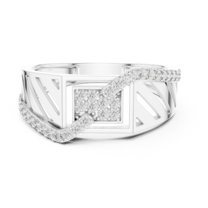 Anillo de diamante redondo elegante de piedra cultivada en laboratorio certificado IGI para hombres, joyería de moda de lujo para fiestas, venta al por mayor y al por menor - Product Image 1