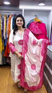 <b>PRESENTING</b> 3 PIECE STYLISH KURTI, BOTTOM WITH BEAUTIFUL DUPATTA - Product Image 3