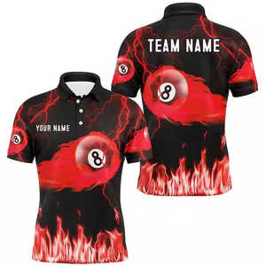 Sublimado personalizable para Polo Sports Jersey Nuevo diseño Tejido de punto Ropa deportiva Jerseys con logotipo OEM para Polos - Product Image 4