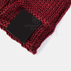 Venta al por mayor logotipo personalizado estilo de moda de alta calidad transpirable impermeable Unisex invierno Jacquard gorros de punto sombreros - Product Image 5