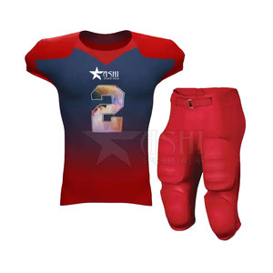 Uniforme de fútbol americano personalizado diseño de manga corta transpirable de talla grande para el invierno-¡crea el tuyo propio! - Product Image 1