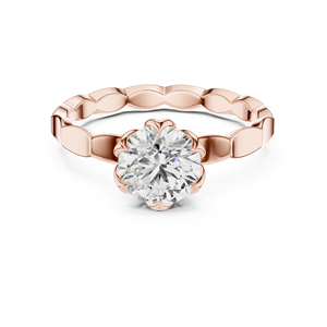 Anillo Solitario de Diamante Cultivado en Laboratorio de 1 Quilate, Corte Redondo, Oro Blanco de 14K, Certificado IGI, para Uso Diario de Mujeres |   Diamante Cultivado Nuevo - Product Image 3