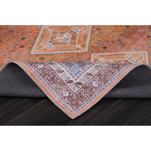 Netline Home Tribal Multicolor Geometric Woven Washable <b>Rug</b> Design R1 - Product Image 4