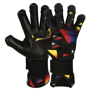 Custom Latex Professional Goalkeeper Gloves High Quality Breathable Waterproof Adjustable Wrist <b>Strap</b> Lace Closure Quick Dry - Product Image 5