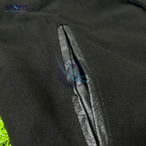 แจ็คเก็ตวาร์ซิตี้สตรีทแวร์ฤดูหนาวปี 2025 สำหรับผู้ชาย ทำจากผ้าขนสัตว์ 100% คอตั้ง ปักลายด้านหน้าแบบกำหนดเองได้ ผลิตตามสั่ง ทรงสปอร์ต - Product Image 4