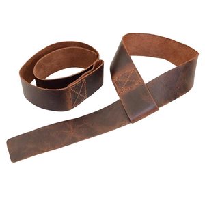 Meilleure qualité, meilleure vente, sangles de levage en cuir d'origine, fabrication professionnelle de sangles d'haltérophilie pour poignet à vendre - Product Image 2