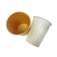 Tasse à paroi unique biodégradable écologique avec étiquettes personnalisées avec couvercle Tasse à café en papier jetable avec couvercle et manchon de luxe