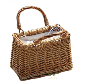 กระเป๋าถือหวายแฟชั่นสำหรับผู้หญิงแนววินเทจกระเป๋าถือทรงโบฮีเมียนขนาดกะทัดรัดหรูหราพร้อมซับในผ้าลินินสำหรับผู้หญิงในฤดูใบไม้ผลิ2025 - Product Image 3