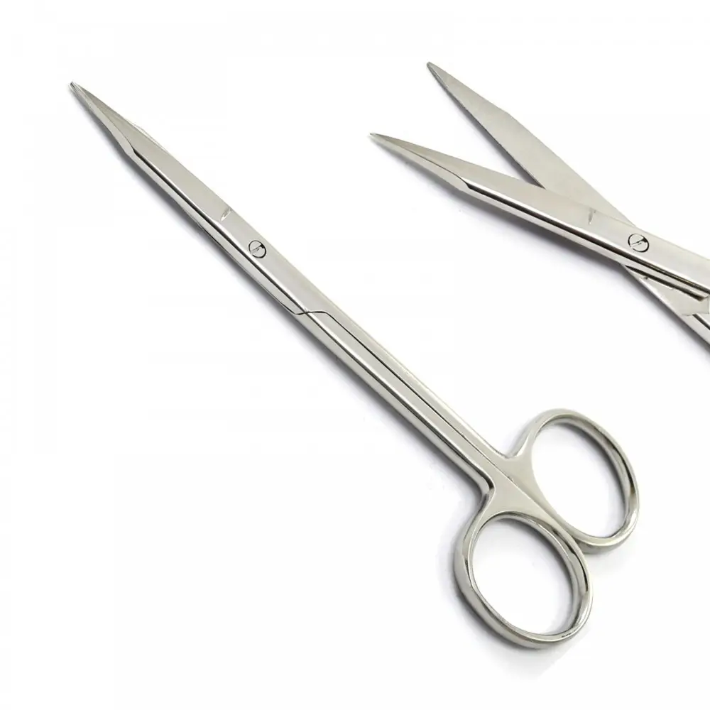 ゴールドマンフォックスガムはさみストレートティッシュトリミング縫合切断はさみ高級ステンレス鋼歯科手術器具