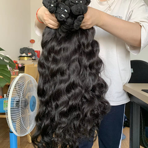ผมดิบเวียดนามคุณภาพดีที่สุดโดยตรงจากวัดเวียดนาม 100% เนื้อธรรมชาติหยักๆ ดิบที่ยังไม่ได้รับการแปรรูป - Product Image 1