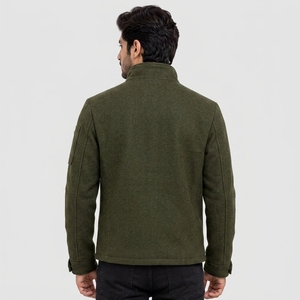 Chaqueta de lana clásica para hombre, diseño adecuado para viajes de invierno, ropa informal y uso diario, tejido de lana cálido y cómodo. - Product Image 5